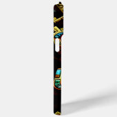 Azteeks gezichtspatroon vier Case-Mate iPhone case (Achterkant / Rechts)