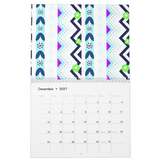 Azteeks Meisje Kalender (Dec 2027)