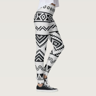Azteeks Mexicaans abstract patroon Leggings