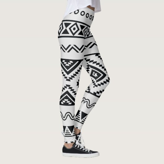 Azteeks Mexicaans abstract patroon Leggings (Rechts)