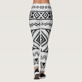 Azteeks Mexicaans abstract patroon Leggings (Achterkant)