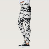 Azteeks Mexicaans abstract patroon Leggings (Links)