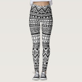 Azteeks Mexicaans abstract patroon Leggings (Voorkant)
