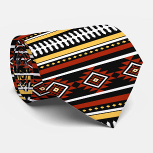Azteeks Tribal Patroon Stropdas