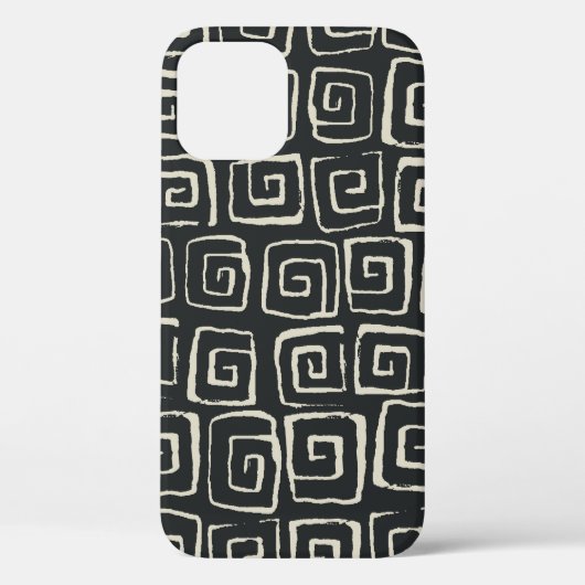 Azteekse achtergrond  retro patroon Case-Mate iPhone case (Achterkant)