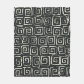 Azteekse achtergrond  retro patroon fleece deken (Voorkant)