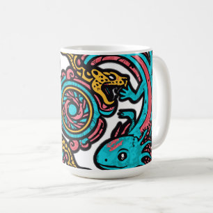 Azteekse Axolotl Xolotl Stam Patroon mythologie bo Koffiemok