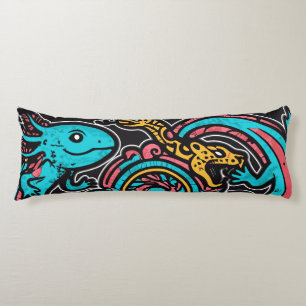 Azteekse Axolotl Xolotl Stam Patroon mythologie bo Lichaamskussen