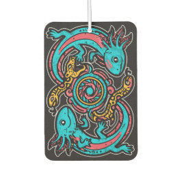 Azteekse Axolotl Xolotl Stam Patroon mythologie bo Luchtverfrisser