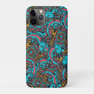 Azteekse Axolotl Xolotl Tribale Patroon mythologie Case-Mate iPhone Case