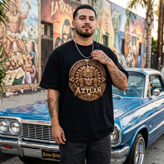 Azteekse Aztlan krijger T-shirt