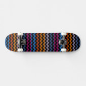 Azteekse Chevron Zigzag Streep Patroon 8 Skateboard (Horizontaal)