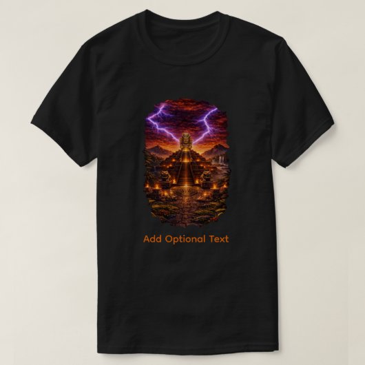 Azteekse fantasie t-shirt (Design voorkant)