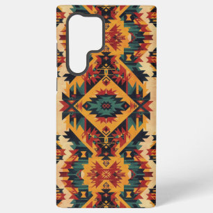 Azteekse geometrische kunst samsung galaxy hoesje