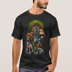 Azteekse God Mictlantecuhtli T-shirt