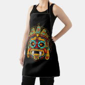 Azteekse God Tlaloc Mayan Mythologie Godheid Mexic Schort (Insitu)