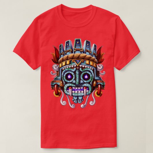 Azteekse god Tlaloc T-shirt (Design voorkant)