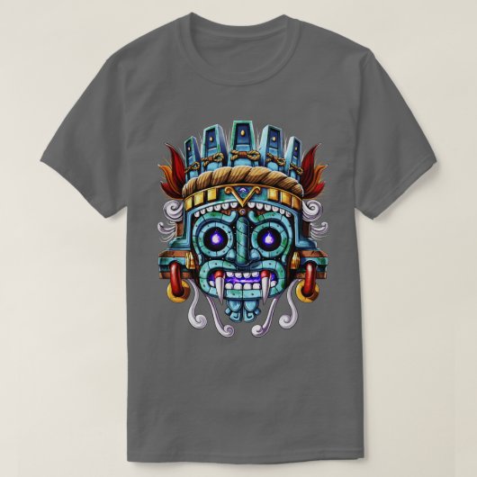 Azteekse god Tlaloc T-shirt (Design voorkant)