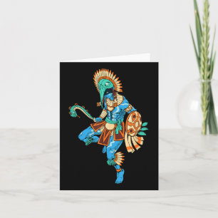 Azteekse god van oorlog en zon - Huitzilopochtli Kaart