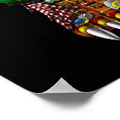 Azteekse godin coatlicue poster (Hoek)