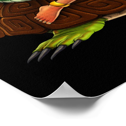 Azteekse godin Mayahuel Poster (Hoek)