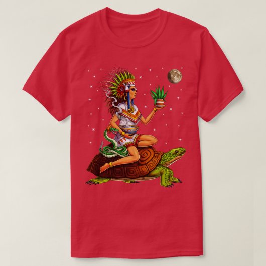 Azteekse godin Mayahuel T-shirt (Design voorkant)