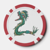 Azteekse gouden pokerchip (Achterkant)