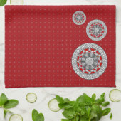 Azteekse Handdoek met Alien Thema (Gevouwen)