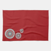 Azteekse Handdoek met Alien Thema (Horizontaal)
