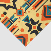 Azteekse Harmonie Geometrische Decoupage Papier (Detail)