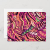 Azteekse inspiratie briefkaart (Voorkant / Achterkant)