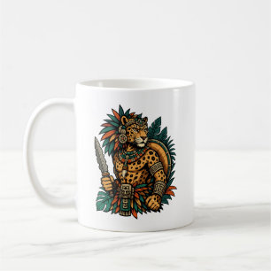 Azteekse Jaguar Stamkrijger Koffiemok