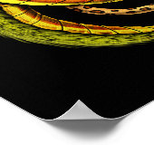 Azteekse Jaguar vs Quetzalcoatl Poster (Hoek)