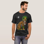 Azteekse jaguargod t-shirt (Voorkant volledig)