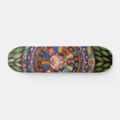 Azteekse Kalender 20" Skateboard (Horizontaal)