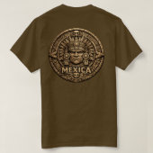 Azteekse kalender - Achterkant hit T-shirt (Design achterkant)