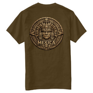 Azteekse Kalender - Achterkant hit T-shirt
