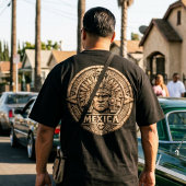 Azteekse kalender - achterkant hit  t-shirt