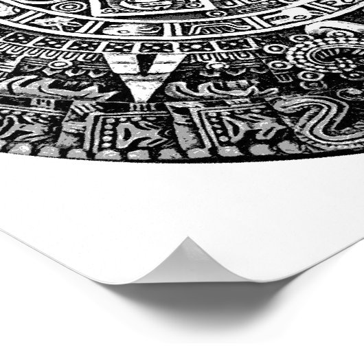 Azteekse kalender poster (Hoek)