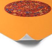 Azteekse kalendersteen - poster/print poster (Hoek)