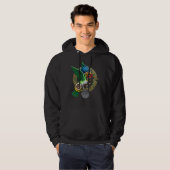 Azteekse kolibrie hoodie (Voorkant volledig)