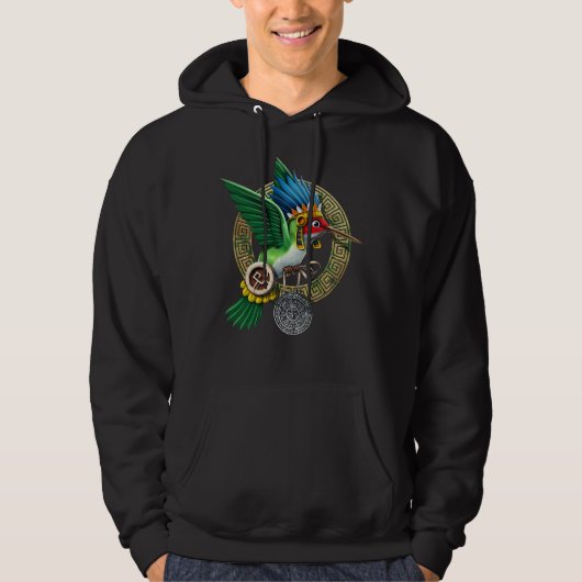 Azteekse kolibrie hoodie (Voorkant)