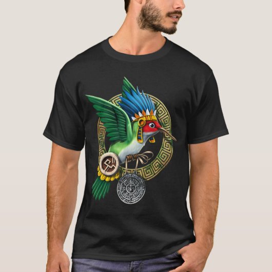 Azteekse kolibrie t-shirt (Voorkant)