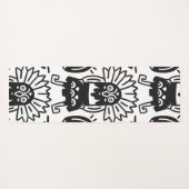 Azteekse Kunst - Hagedis Patroon Yogamat (Achterkant (horizontaal))