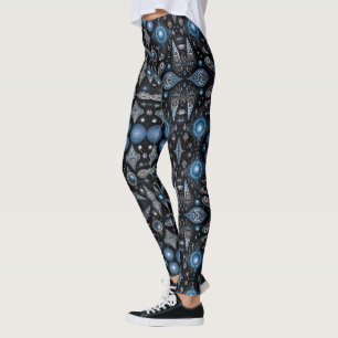 Azteekse kunst, levendig, een weerspiegeling van leggings