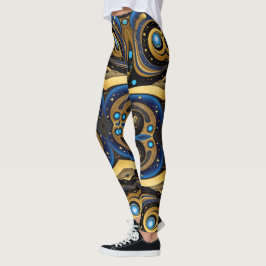 Azteekse kunst, levendig, weerspiegelt de cultuur leggings