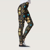 Azteekse kunst, levendig, weerspiegelt de cultuur leggings (Rechts)