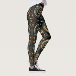 Azteekse kunst, levendig, weerspiegelt de cultuur leggings
