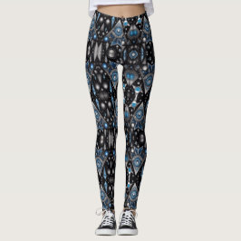 Azteekse kunst, levendig, weerspiegelt de cultuur leggings
