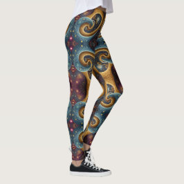 Azteekse kunst, levendig, weerspiegelt de cultuur leggings